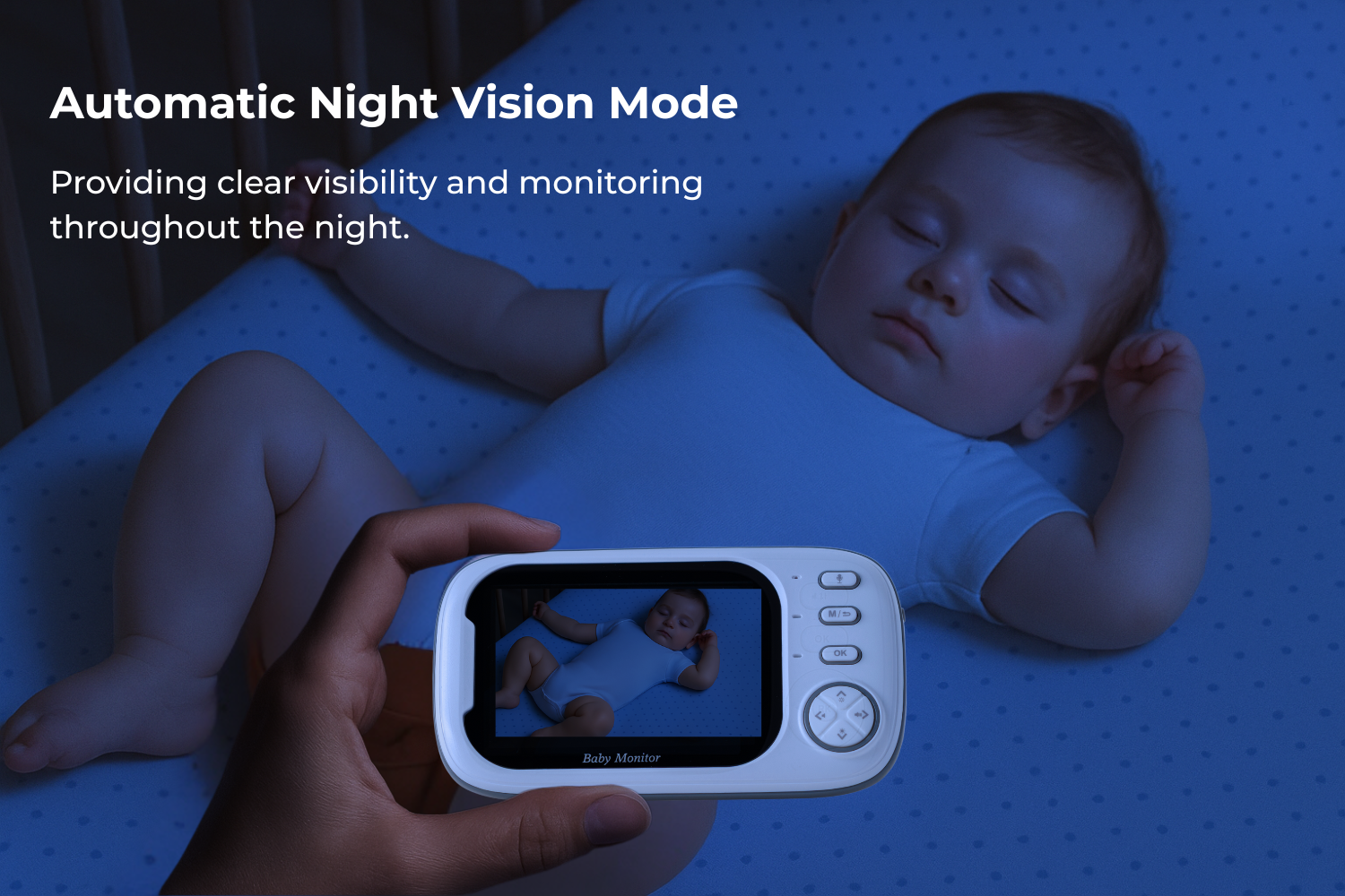 3.5-Inch HD Video Baby Monitor