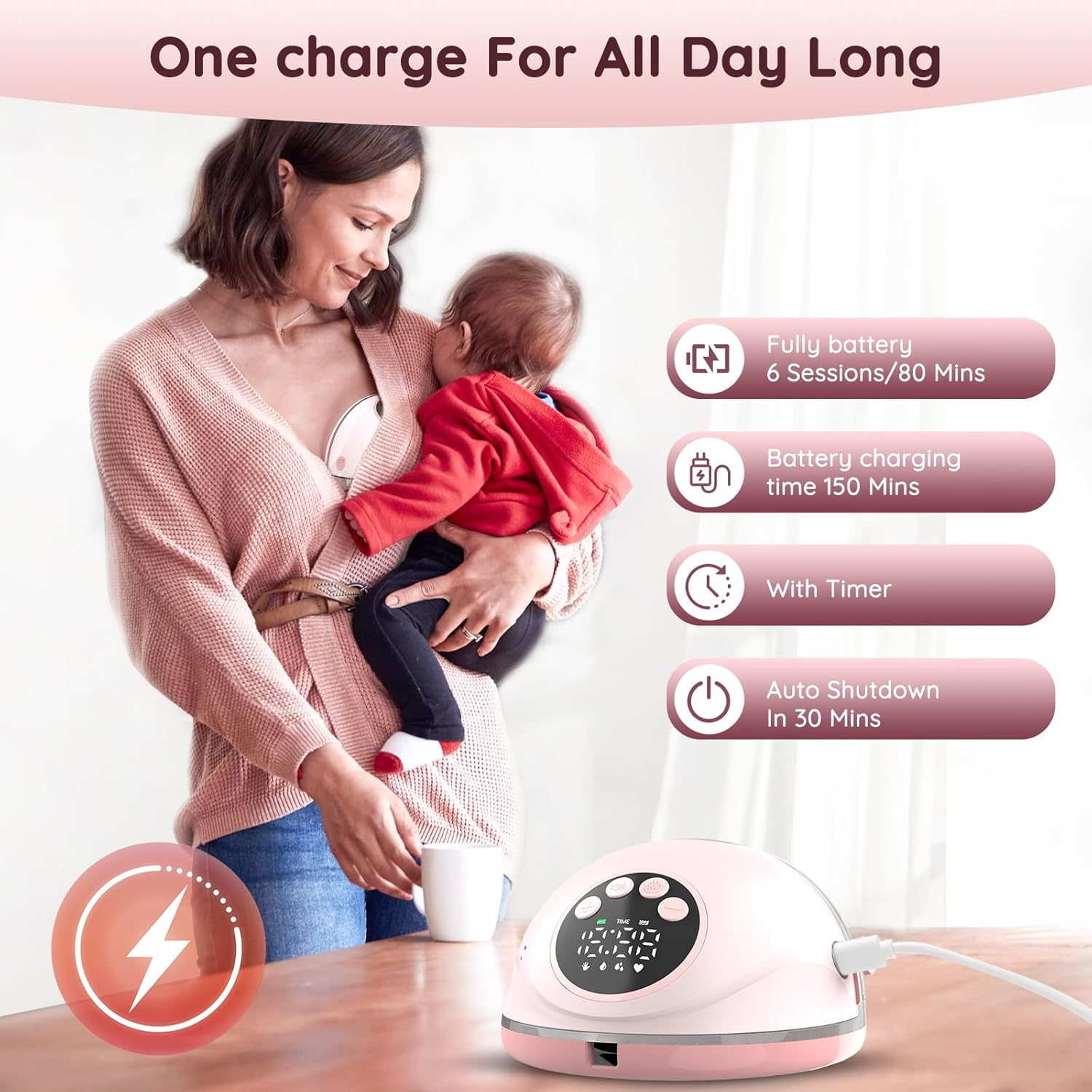 Nessey Handsfree Wearable Breast Pump